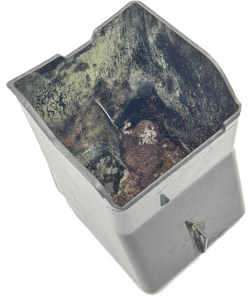 Penészes kávézacc tartály problémája automata kávégépekben